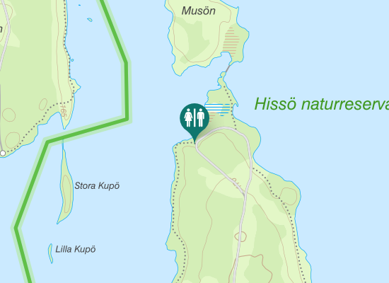 Karta over Gamla Kronobergsvägen