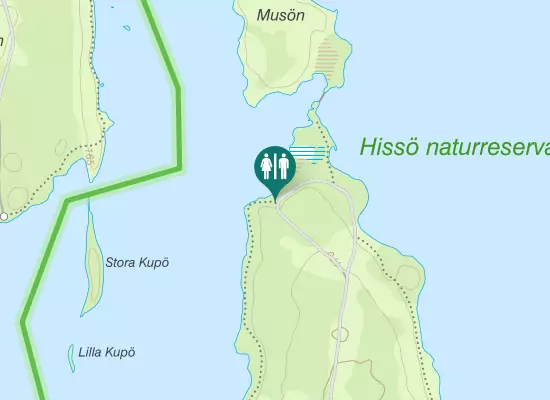 Karta over Gamla Kronobergsvägen