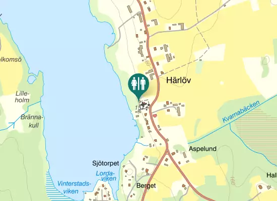 Karta över G 733