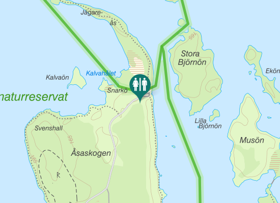 Karta over Korsängsvägen