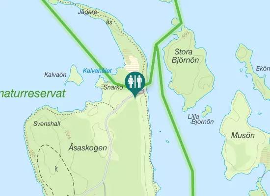 Karta over Korsängsvägen