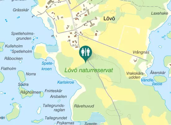 Karta over Lövö