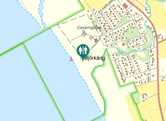 Karta över Havsbadsvägen