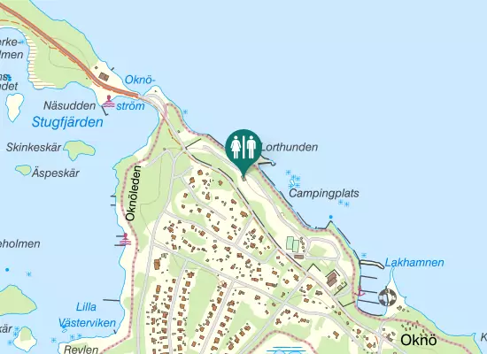 Karta over Oknövägen