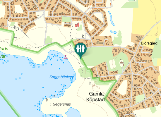 Karta över Laxvägen