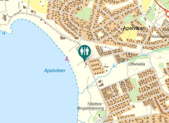 Karta över Tångkörarvägen