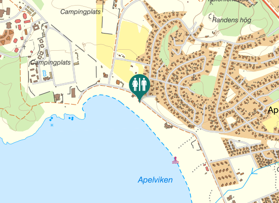 Karta över Tångkörarvägen