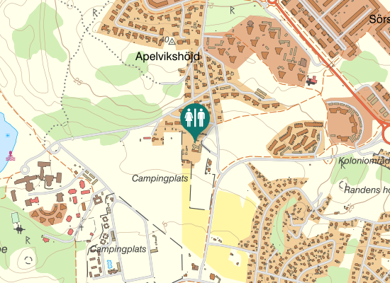 Karta över Ullebovägen