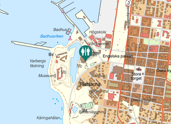 Karta över Allan Kanjes promenad