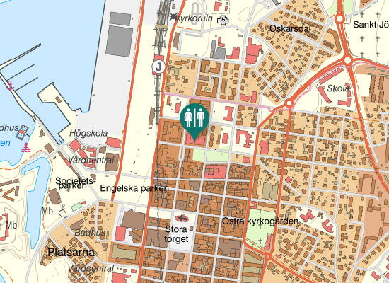 Karta över Engelbrektsgatan 7