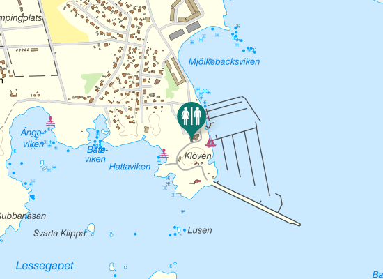 Karta över Änggärdevägen