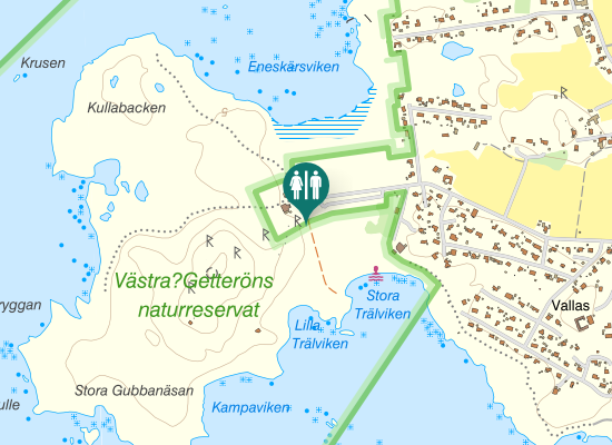 Karta över Getterövägen