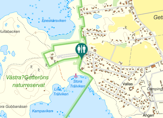 Karta över Ålakullevägen