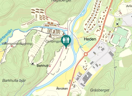 Karta over Ulla Smidjes väg