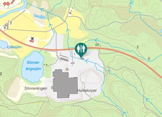 Karta over Värnamovägen