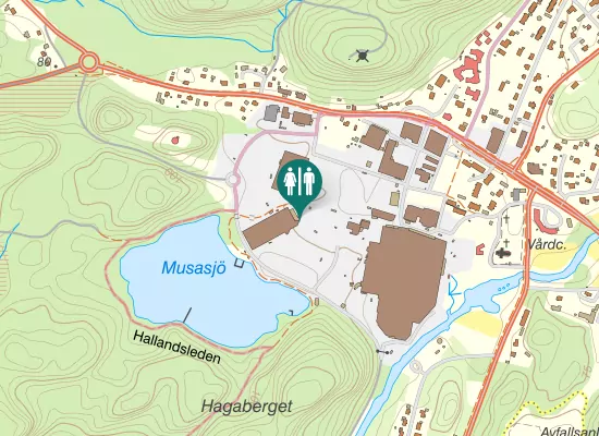 Karta over Ulla Smidjes väg