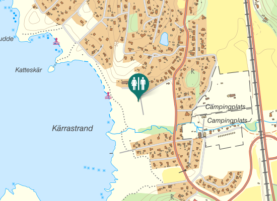 Karta över Cafévägen