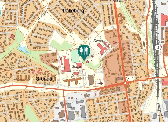 Karta over Klostergatan
