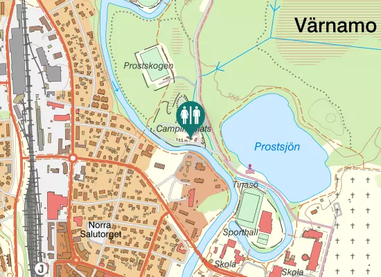Karta over Prostsjövägen