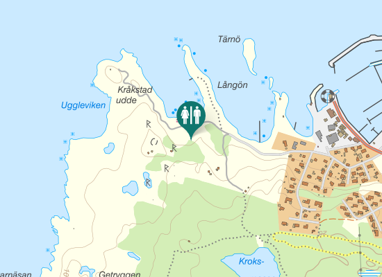 Karta över Krokstadsvägen