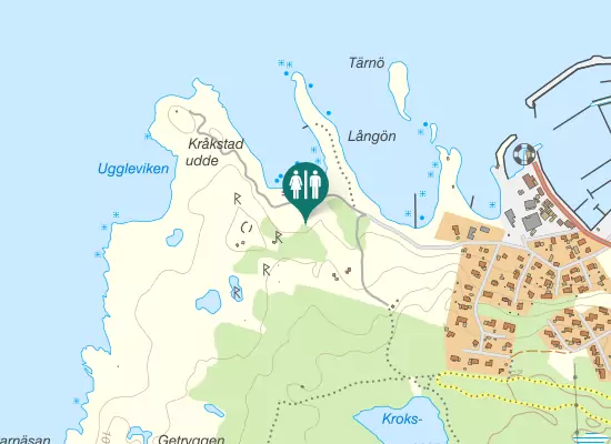 Karta over Krokstadsvägen