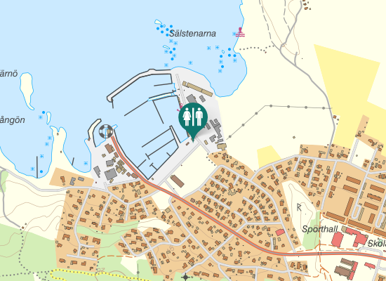 Karta över Båtafjordsvägen