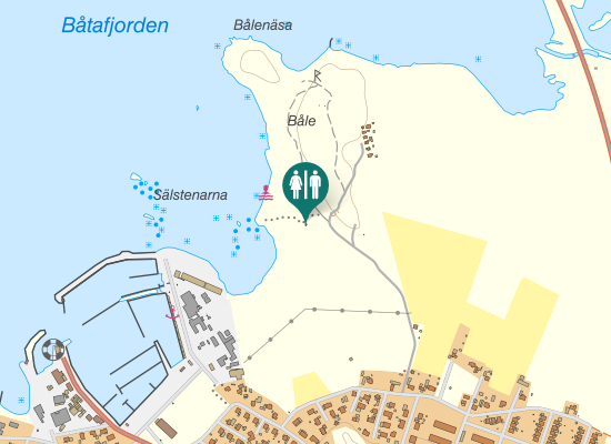 Karta över Bålevägen