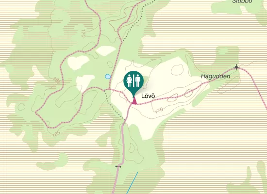 Karta over Lövö Torrdass