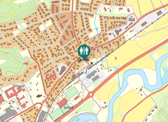 Karta över Stationsvägen