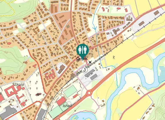 Karta over Stationsvägen