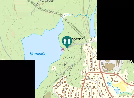 Karta över Regnbågsvägen