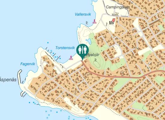 Karta over Torstensviksvägen