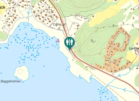 Karta over Varbergsvägen