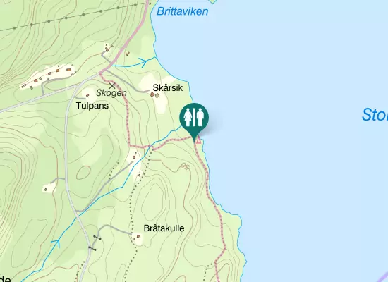 Karta over Stättaredsvägen