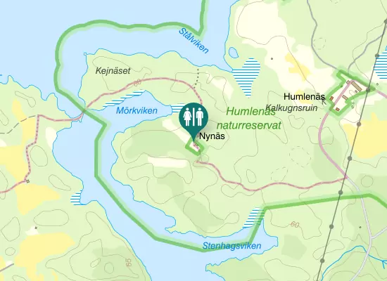 Karta over Oskarshamnsvägen