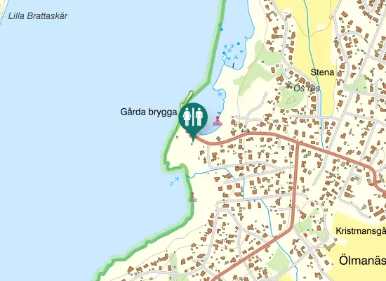 Karta over Hamnvägen