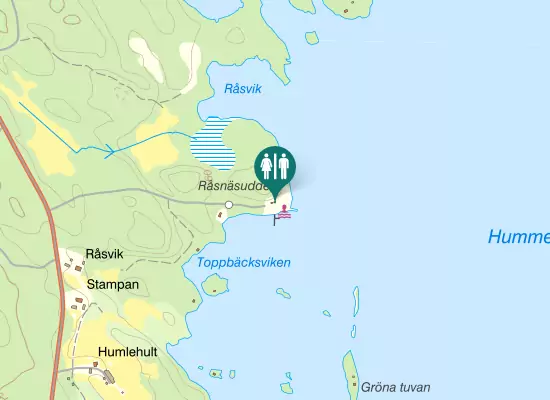 Karta over Hummeln