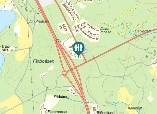 Karta over Ficksjövägen