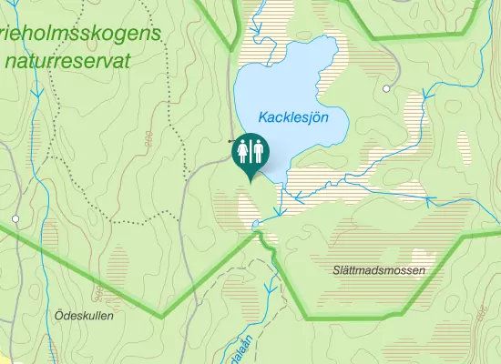 Karta over Wingårdsvägen