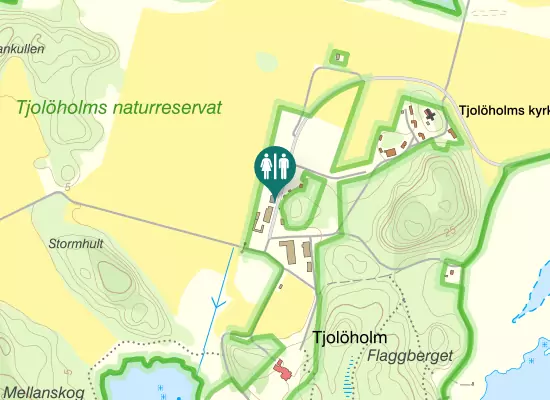 Karta over Tjolöholmsvägen