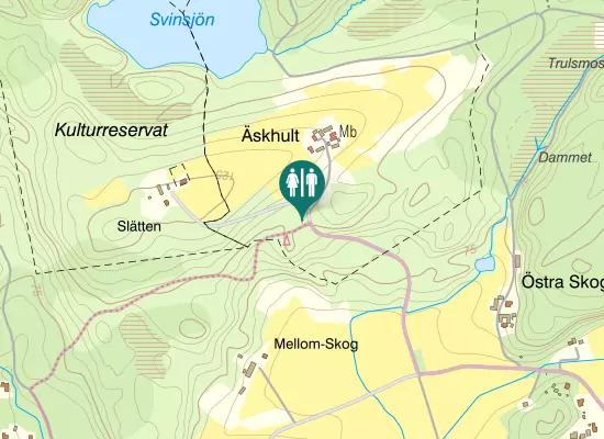 Karta över Äskhultsvägen