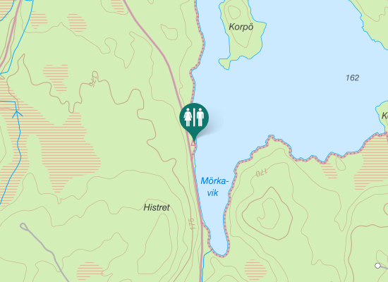 Karta over Hammarsjön runt