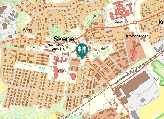 Karta over Gästgivaregatan