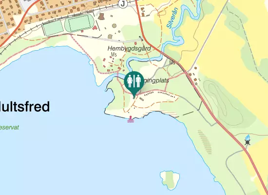 Karta over Folkparksvägen