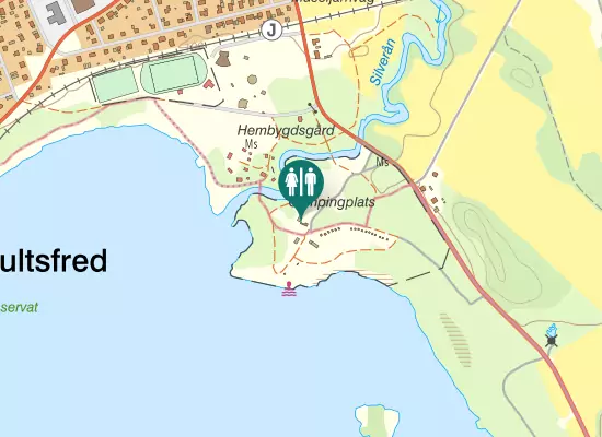 Karta over Folkparksvägen