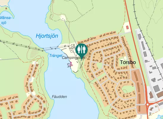 Karta over Badplatsvägen