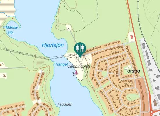 Karta over Badplatsvägen