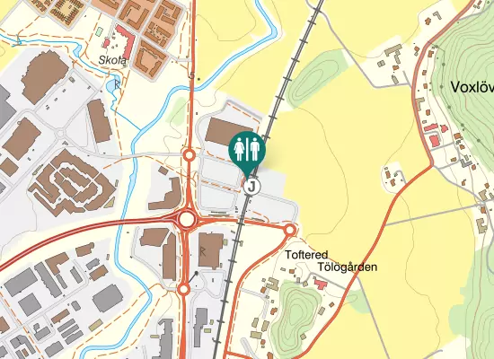 Karta over Tölöleden