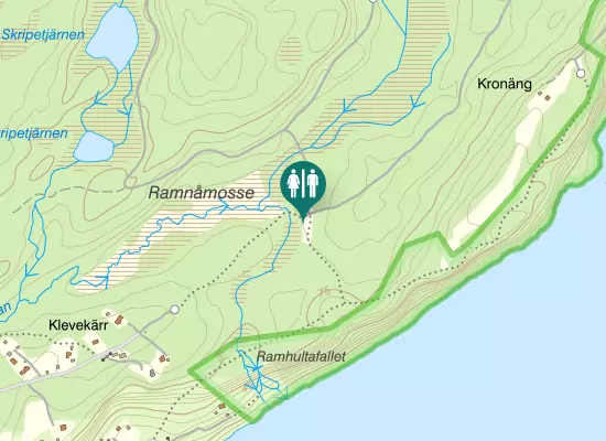 Karta over Ramhultavägen