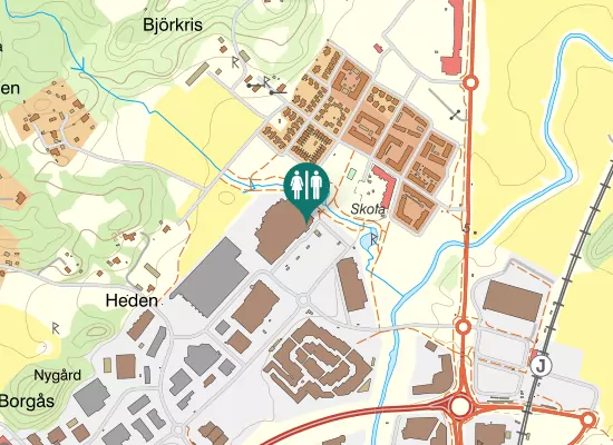 Karta over Mor Ingegerds väg